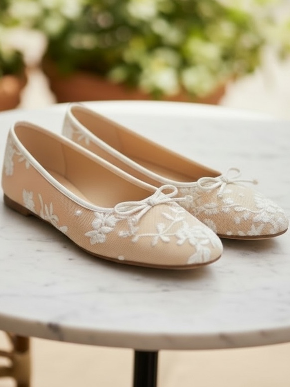 Anthropologie For Love & Lemons NEW Florence Mesh Ballet Flats EU 41/ US 10-10.5